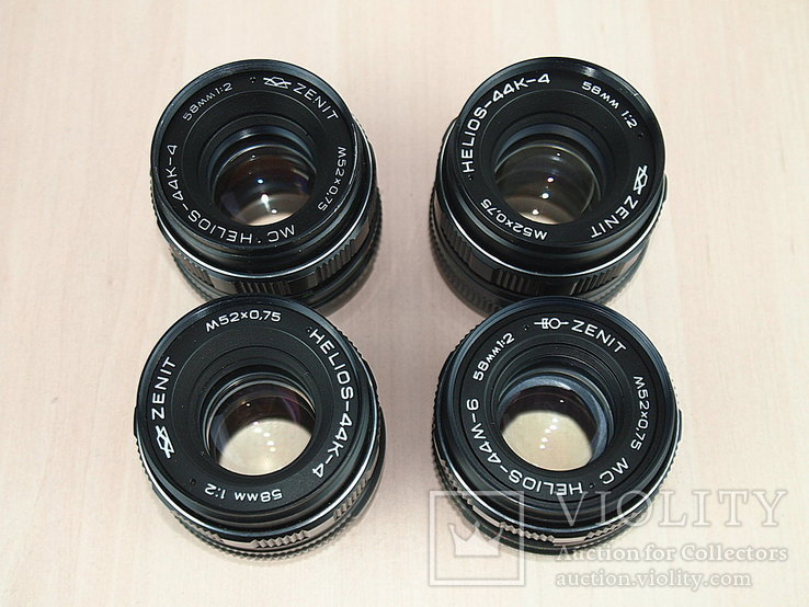 Фотоаппарат Зенит | MC HELIOS - 44 K - 4 (2 камеры + 4 объектива), фото №4