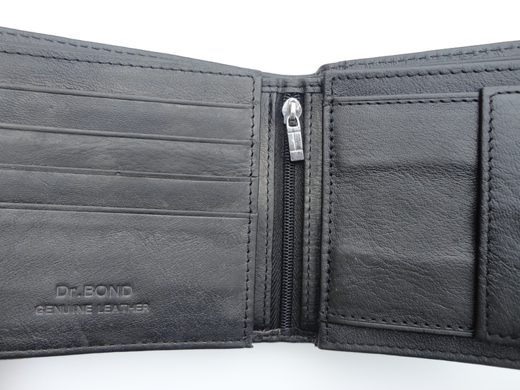Мужской кожаный кошелек портмоне правник Dr. Bond, фото №4