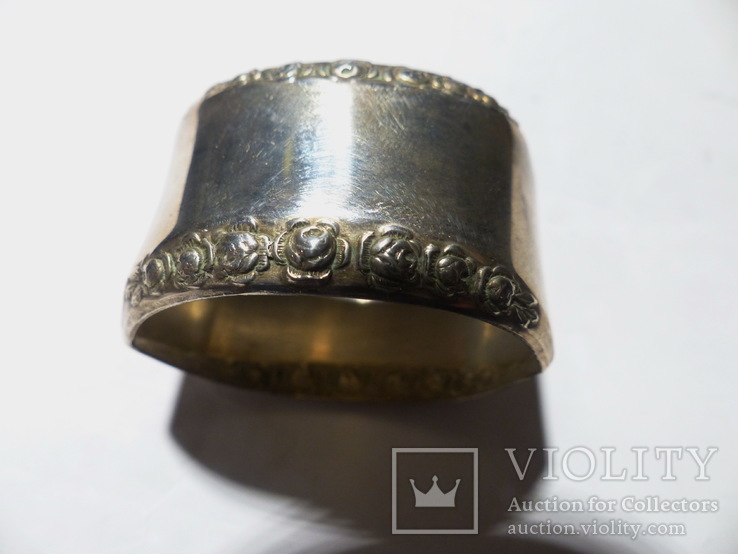 Кольца для салфеток 12шт Rose серебро 800 ANTIKO, фото №5