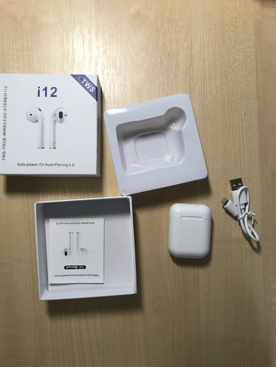 Bluetooth наушники AirPods i12 TWS, photo number 4