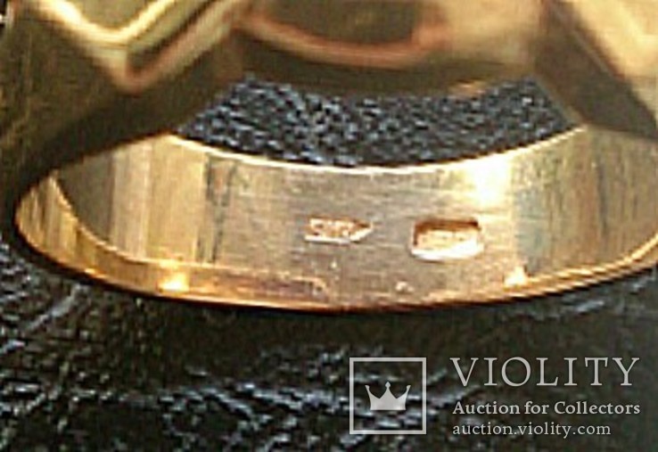 Перстень с бриллиантом 1,00 карат 5/4-5., фото №5