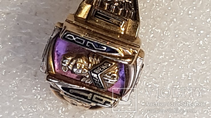 Кольцо -перстень золото,камень, фото №2