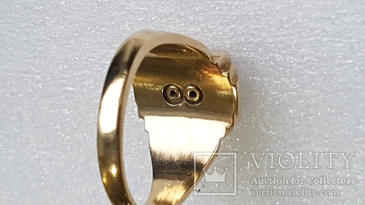 Кольцо -перстень золото,камень, фото №7