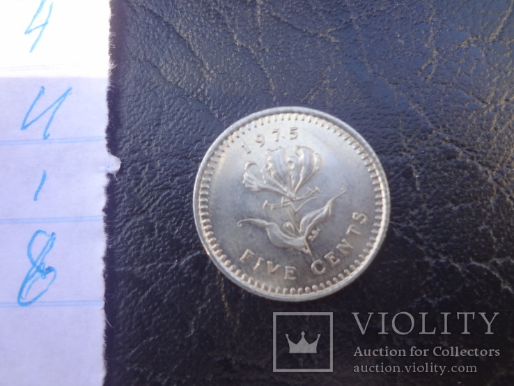 5 центов 1975  Родезия   (И.1.8)~, фото №4