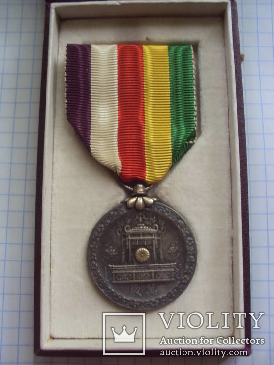 Япония, серебряная медаль в память Интронизации Хирохито,1928 г.