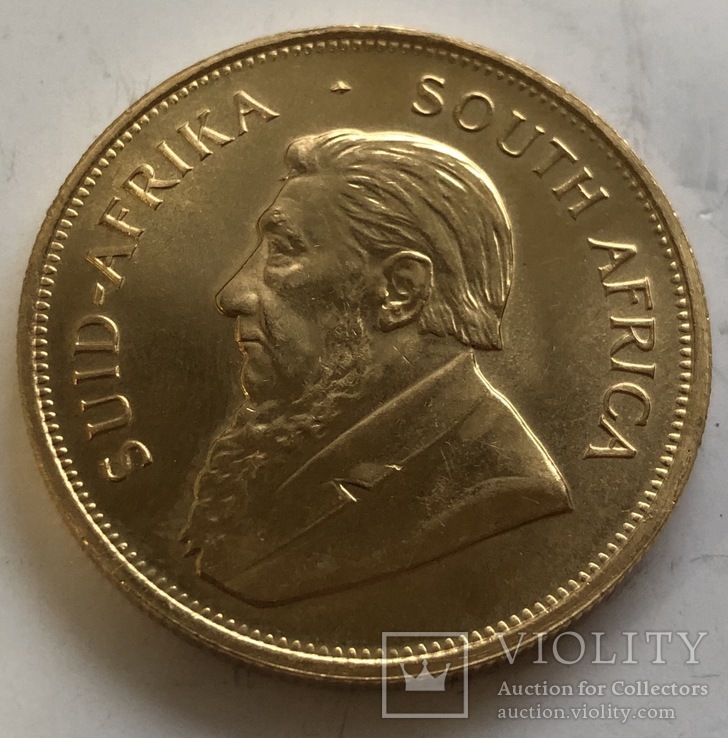 Крюгерранд 1981 года ЮАР золото 33,94 грамма 917’, фото №3