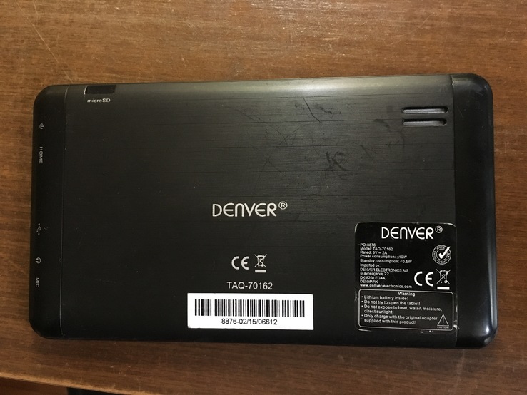 Планшет denver taq-70162 битый дисплей, numer zdjęcia 5