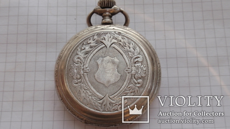 Часы карманные в серебренном корпусе, фото №2