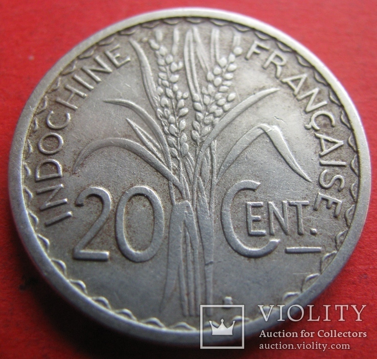 Індокитай Французький 20 центів 1941, фото №3