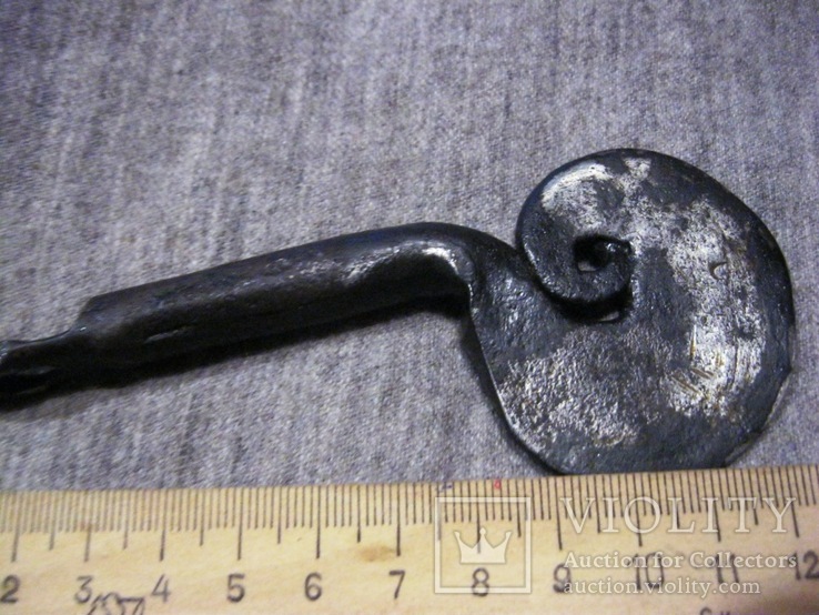 Ключ кованный старинный, фото №7