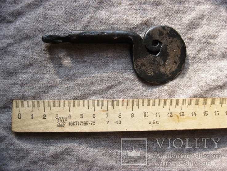 Ключ кованный старинный, фото №8