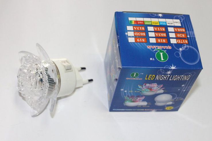 Ночник LED Цветок большой 220В