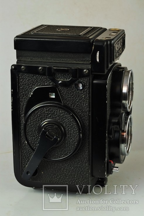  Камера 6х6 Yashica mat 124 G.Объектив: Yashinon 1:3.5 80мм, фото №3