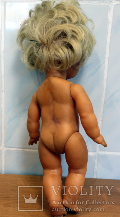 Небольшая куколка ГДР. из пластмассо-резины, фото №6