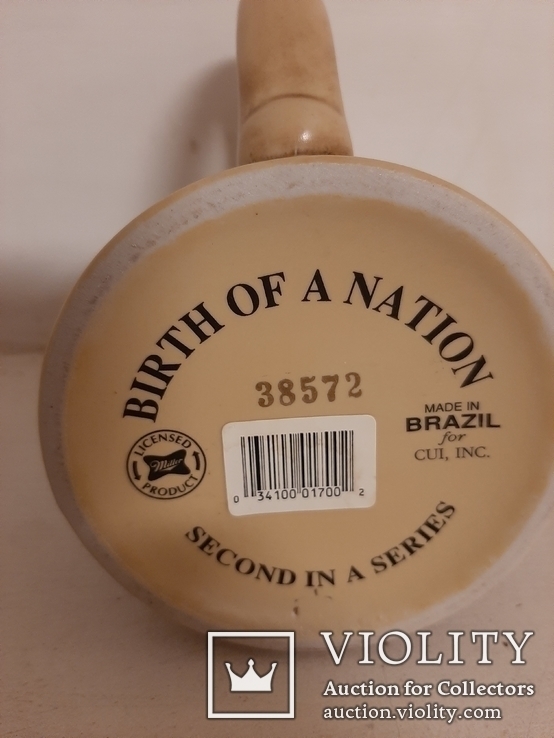 Сюжетная коллекционная номерная пивная кружка Бразилия 1992 год, фото №11