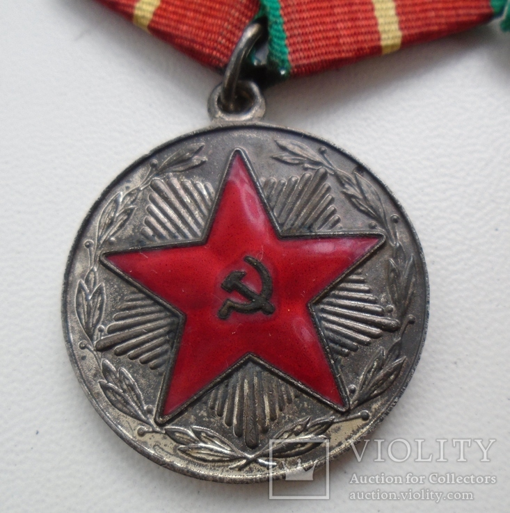 Медали за 20 и 15 лет безупречной службы ВС CCCР, фото №3
