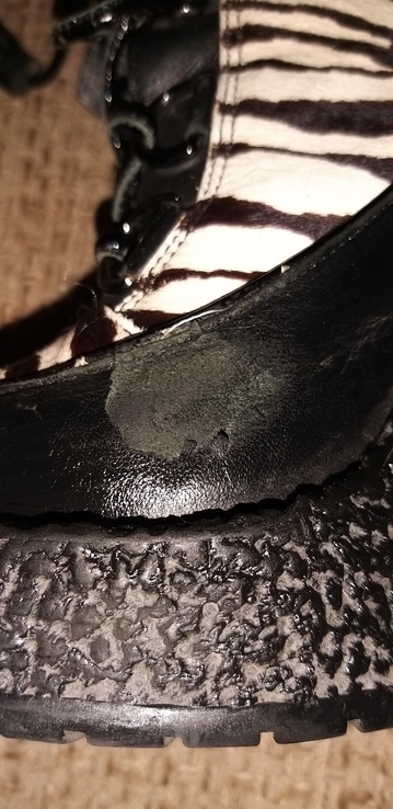Шикарные ботинки пони, нат.мех, р 36,5 -37, photo number 9