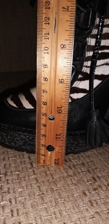 Шикарные ботинки пони, нат.мех, р 36,5 -37, photo number 10