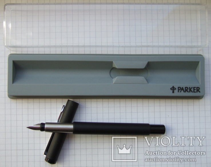 Новая перьевая ручка Parker Vector, made in UК. Перо F. Оригинал. Пишет мягко и тонко., фото №2
