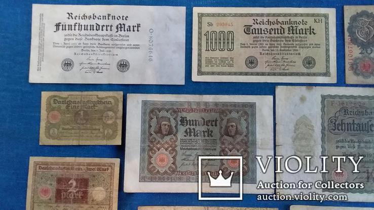 Коллекция банкнот  Германия , Рейх. 17 штук., фото №7