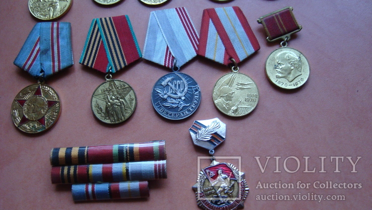 Медали СССР  10 шт + бонус, фото №4
