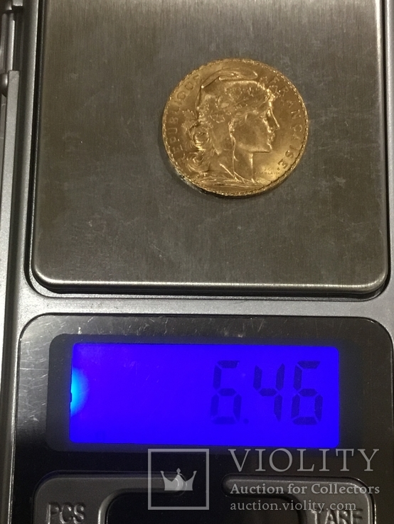 20 франков 1910 золото к6л6, фото №6