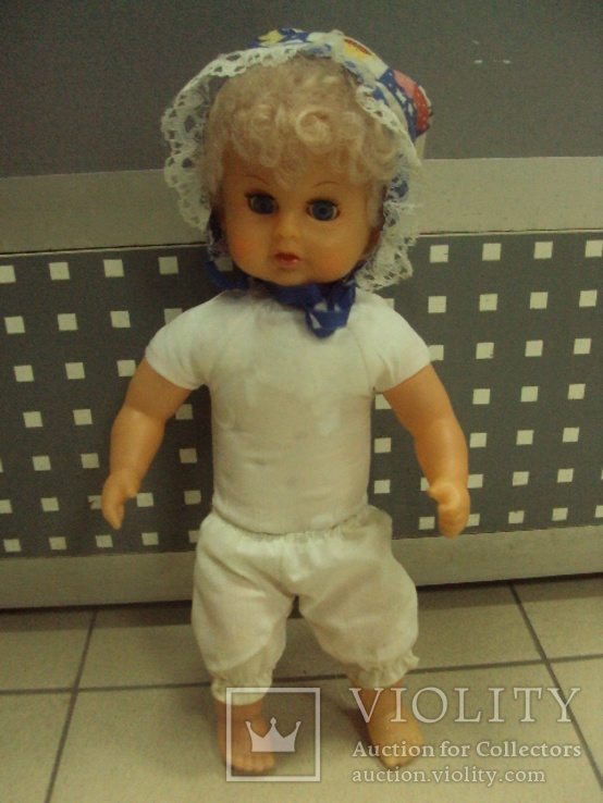 Кукла дашенька пупсик без соски пластик фабрика 8 марта ссср, фото №2