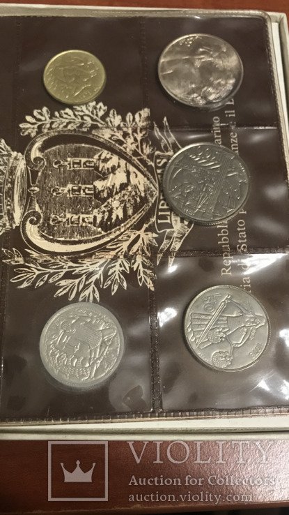 Набор монет Сан Марино 1973 г, фото №8
