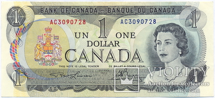 Канада 1 доллар 1973 г. / Pick-85a aUNC, фото №2
