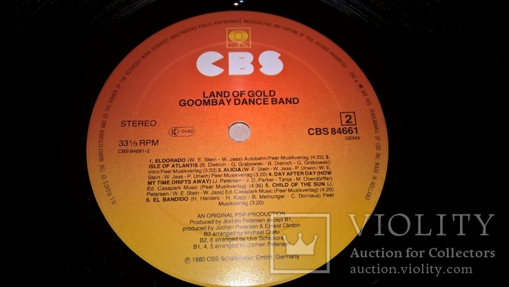 Goombay Dance Band (Land Of Gold) 1980. (LP). 12. Vinyl. Пластинка. Holland. NM/EX+, фото №5