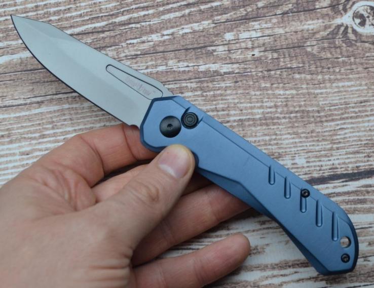 Нож выкидной GW 007 Blue, фото №5