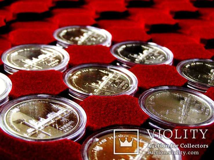 Планшет на 35 монет в капсуле 31,1 mm на 1 руб СССР + прозрачный футляр Schulz Польша, фото №4