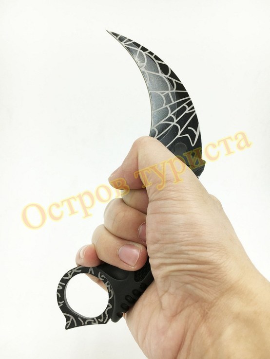 Нож керамбит Black Web, numer zdjęcia 4