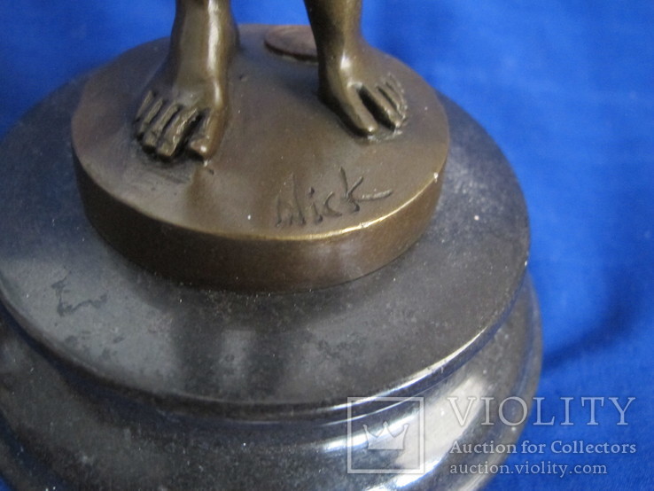 Эротическая бронзовая скульптура Обнаженный Мужчина Бронза, фото №4