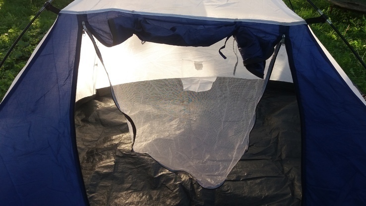 Комплект: палатка 3-х местная,каремат коврик туристический,спальный мешок(Германия), фото №11