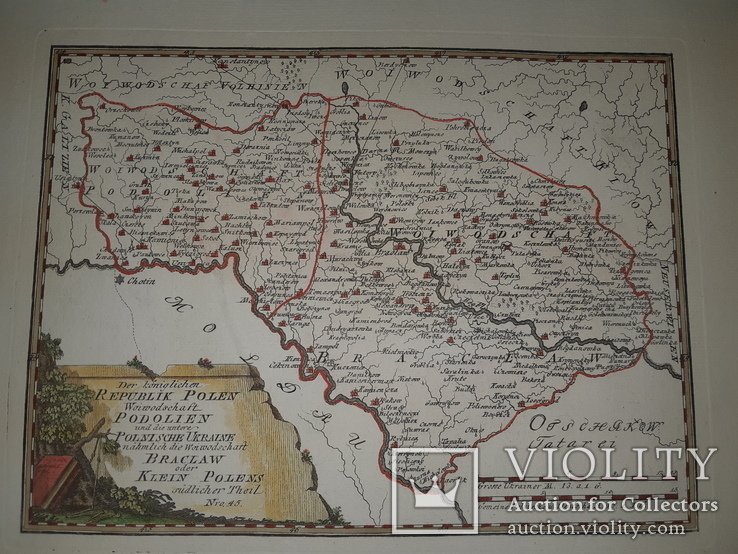 Карта Подолье 18 века, фото №2