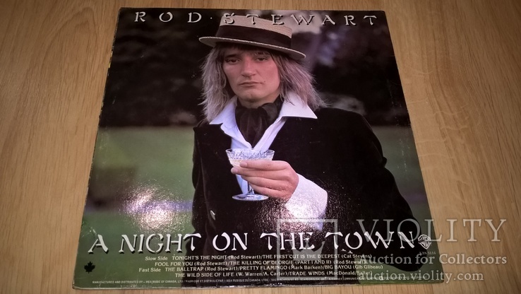 Rod Stewart (A Night On The Town) 1976. (LP). 12. Vinyl. Пластинка. Canada.