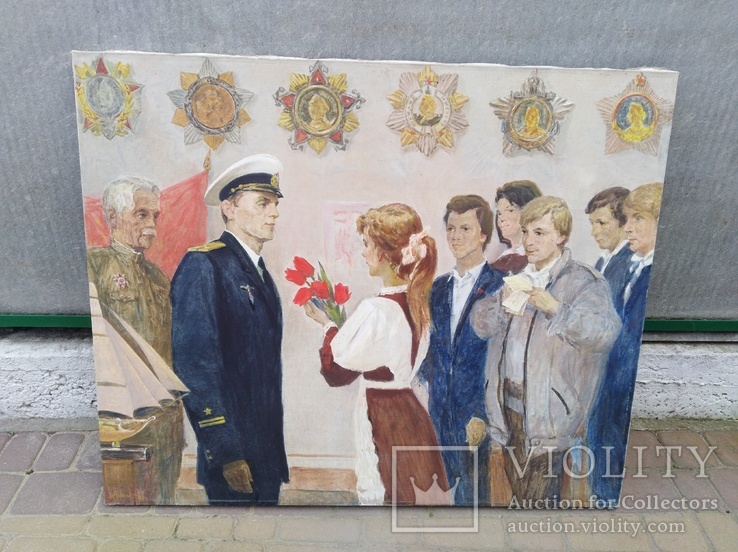 Картина Офицер-профессия героическая художник Лехолей, фото №2
