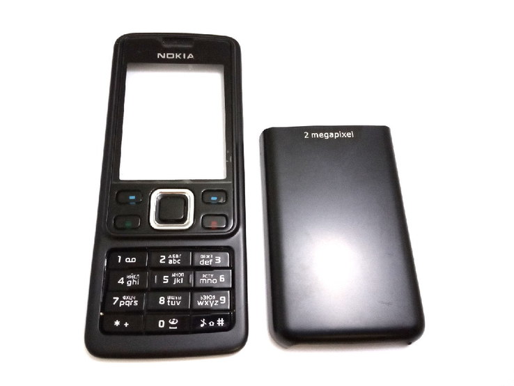 Корпус Nokia 6300 (панели) черный с клавиатурой