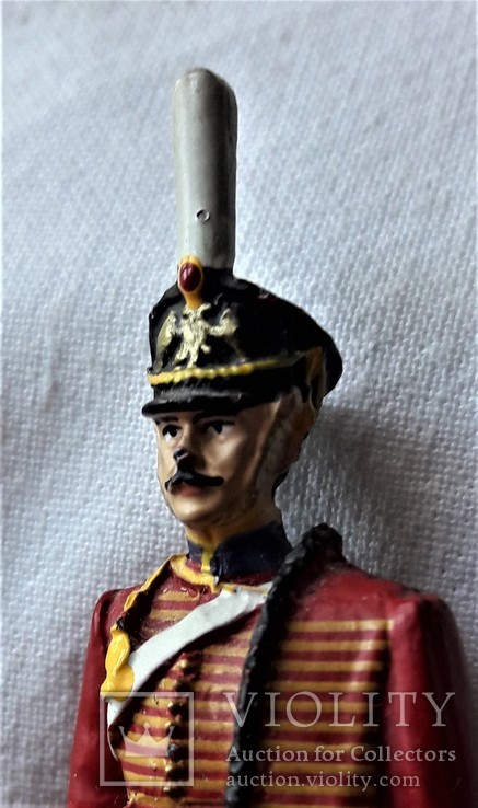 Коллекционный солдат (81), олово, ракрашенный, фото №13