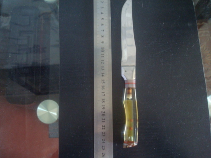 Столовый нож СССР, работа ИТК, аквариум, фото №5