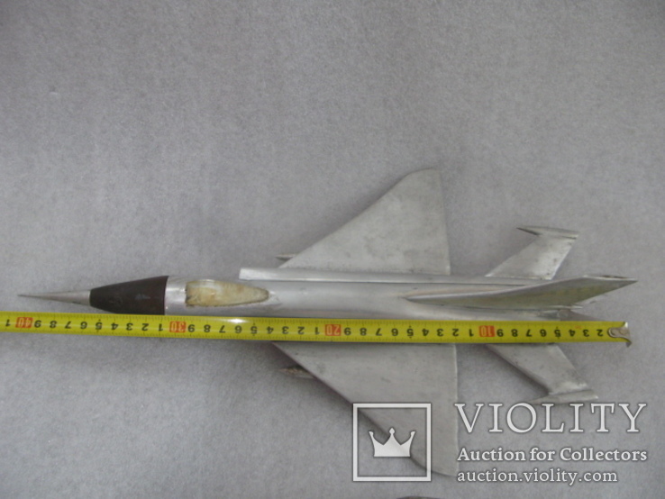 Модель истребителя МиГ ручной работы времён СССР, фото №5