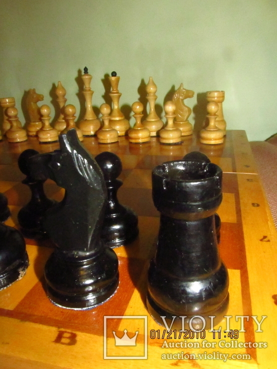 Шахмати старі  ( з утяжелителями ), фото №11