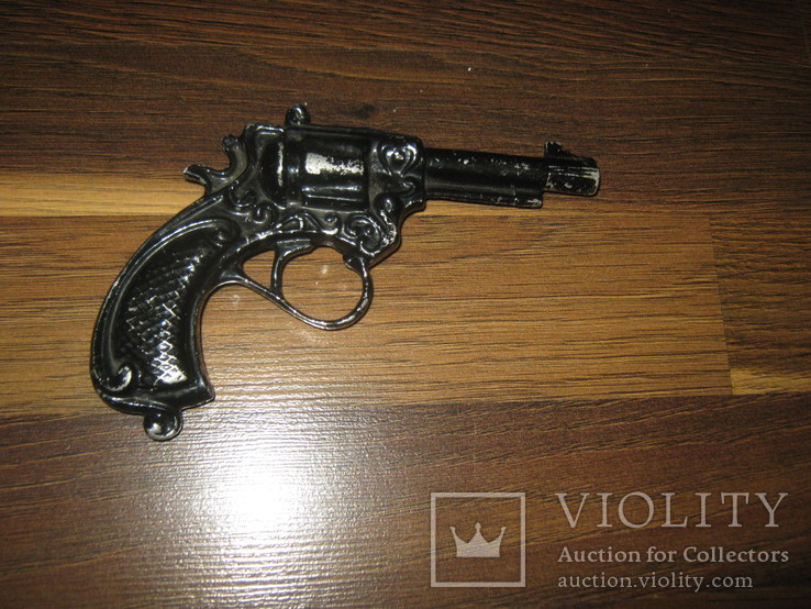 Цельнолитой револьвер, СССР, алюминий, фото №2