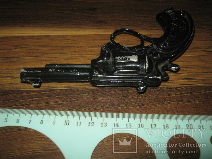 Цельнолитой револьвер, СССР, алюминий, фото №5