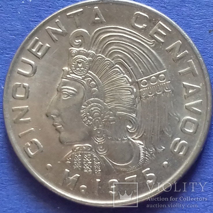 Мексика 50 сентаво 1975 р