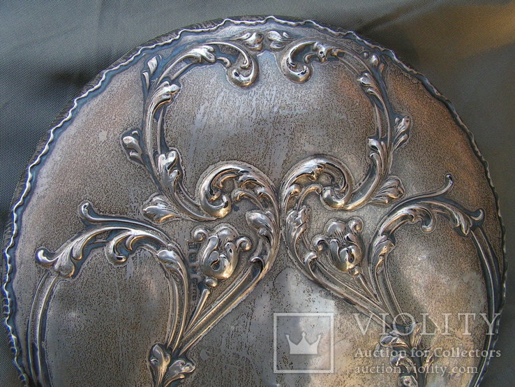 Зеркало викторианское, Англия. серебро., фото №7