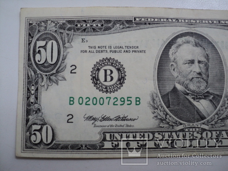 50 доларів США 1993, фото №3