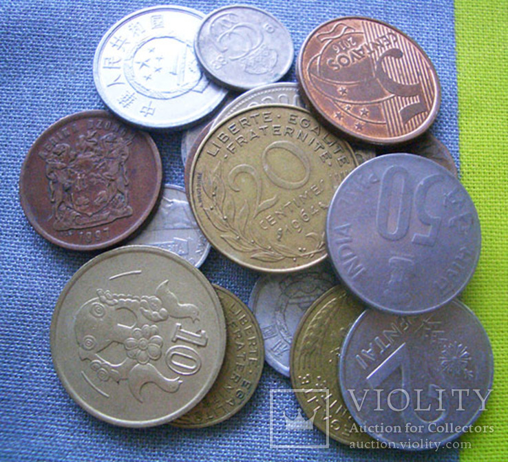 Монеты стран мира, 20 штук, фото №2