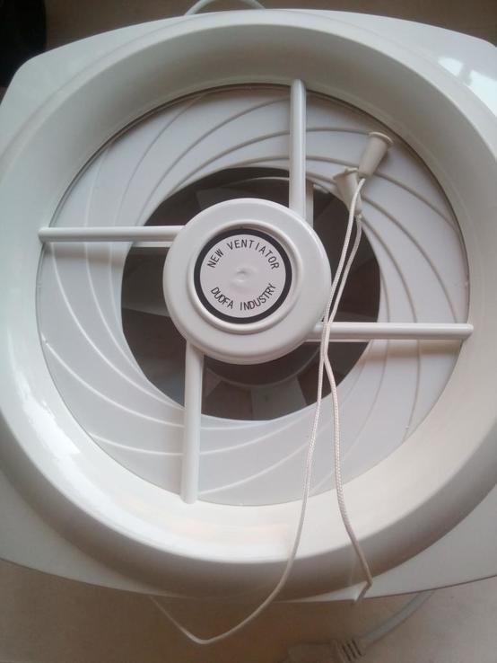Вентилятор на вытяжку с шнуром 200мм 220v, фото №3